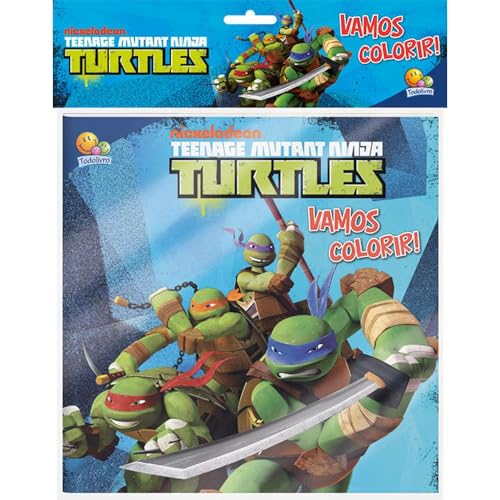 Imagen de archivo de _ vamos colorir teenage mutant ninja turtles kit com lapis a la venta por LibreriaElcosteo