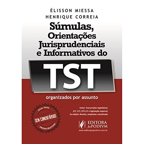 Stock image for livro sumulas orientacoes jurisprudenciais for sale by LibreriaElcosteo