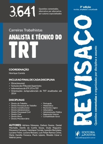 Stock image for livro revisaco analista e tecnico henrique correia for sale by LibreriaElcosteo