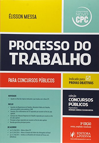 9788544206584: Processo do Trabalho - Colecao Concursos Publicos - Conforme Novo Cpc 2016