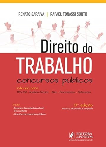 Stock image for livro direito do trabalho concursos publicos 19 juspodivm for sale by LibreriaElcosteo