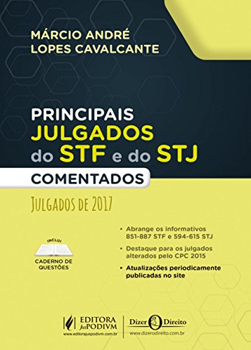 Stock image for livro principais julgados do stf e do stj comentados julgados de 2017 marcio andre lopes c for sale by LibreriaElcosteo