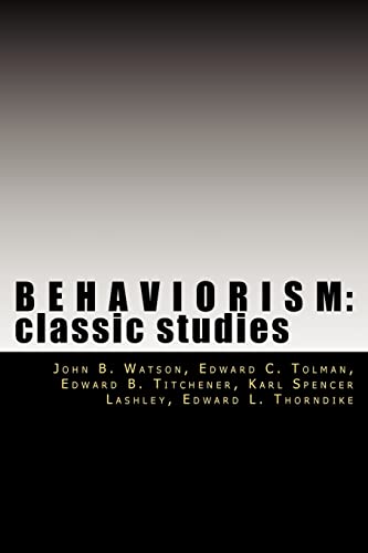 9788562022920: Behaviorism: Classic Studies