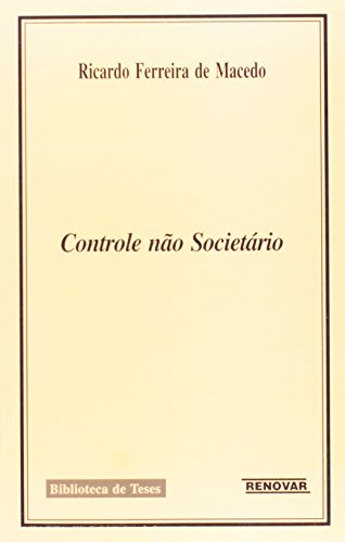 Stock image for Controle no societrio. -- ( Biblioteca de teses ) for sale by Ventara SA