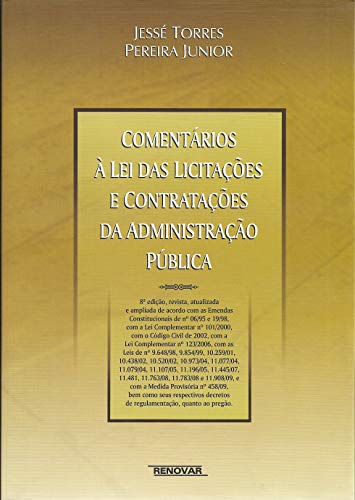 Stock image for livro comentarios lei licitacoes e contratacoes adm publica for sale by LibreriaElcosteo