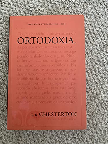 Imagen de archivo de livro ortodoxia g k chesterton Ed. 2011 a la venta por LibreriaElcosteño