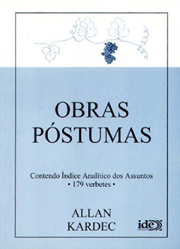 Stock image for livro obras postumas allan kardec Ed. 1999 for sale by LibreriaElcosteo