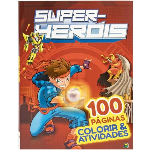 Imagen de archivo de _ livro colorir atividades super herois 100 pags a la venta por LibreriaElcosteo