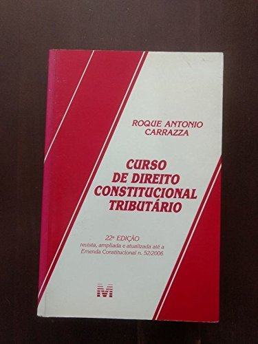 Stock image for curso de direito constitucional tributario for sale by LibreriaElcosteo