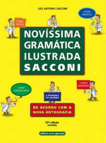 Stock image for livro novissima gramatica ilustrada sacconi luiz antonio sacconi 2011 for sale by LibreriaElcosteo