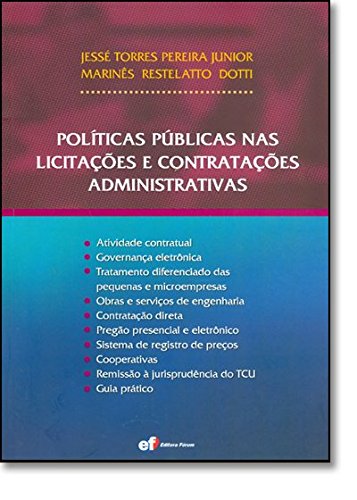 Stock image for politicas publicas nas licitacoes e contratacoes concurso for sale by LibreriaElcosteo