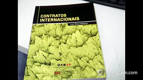 Stock image for livro contratos internacionais luiz olavo baptista 2011 for sale by LibreriaElcosteo
