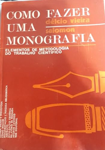 9788578272135: Como Fazer Uma Monografia (Em Portuguese do Brasil)