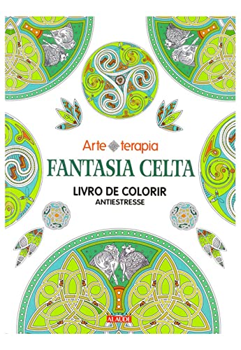 Stock image for livro fantasia celta livro de colorir antiestresse solliec michel 2015 for sale by LibreriaElcosteo