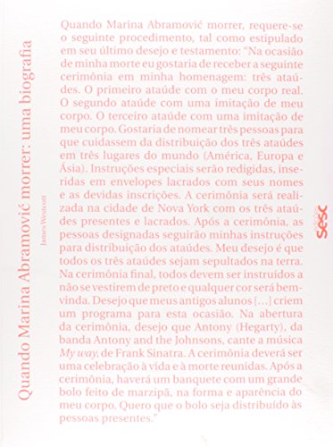 Imagen de archivo de Quando Marina Abramovic Morrer - Uma Biografia a la venta por Bellwetherbooks