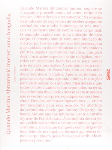 Stock image for Quando Marina Abramovic Morrer - Uma Biografia for sale by Bellwetherbooks