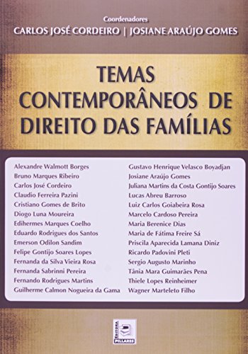 Stock image for livro temas contemporneos de direito das familias carlos jose cordeiro e josiane araujo go for sale by LibreriaElcosteo