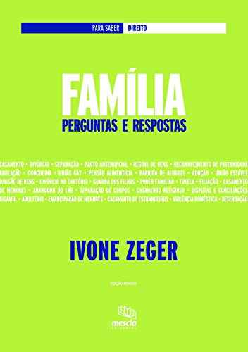 Imagen de archivo de livro familia perguntas e respostas ivone zeger 2011 a la venta por LibreriaElcosteo