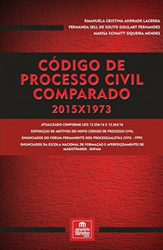 Stock image for Cdigo de processo civil comparado 2015X1973 for sale by dsmbooks