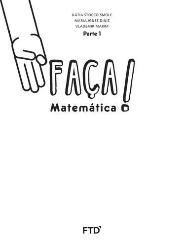 Stock image for _ faca matematica 3 ano parte 1 e 2 cod 0382 for sale by LibreriaElcosteo