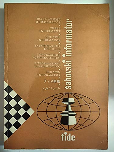 Beispielbild fr Chess informant / Schachinformator / Informateur d'checs / Informador ajedrecistico / Informatore scacchistico Tom 39 I - VI 1985 zum Verkauf von Antiquariat Wortschatz