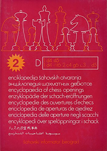 Beispielbild fr Encyclopedia of Chess Openings 2 D zum Verkauf von Buchhandlung Loken-Books