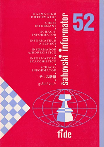 9788672970258: Chess Informant 52 1991