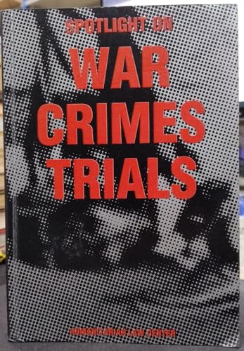 9788682599203: Proceedings of the International Conference on War-Crimes Trials: Belgrade, November 7-8, 1998 (Spotlight series)