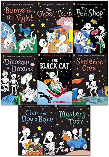 Imagen de archivo de Funny Bones 8 Books Collection Set ( Bumps in the Night, Dinosaur Dreams, Give the Dog a Bone, Mystery Tour, Skeleton Crew, The Black Cat, The Ghost Train, The Pet Shop) a la venta por Revaluation Books