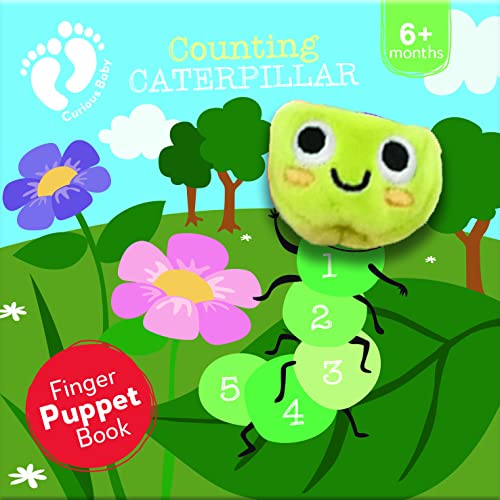 Beispielbild fr Counting Caterpillar (Curious Baby: Finger Puppet Book) zum Verkauf von Monster Bookshop