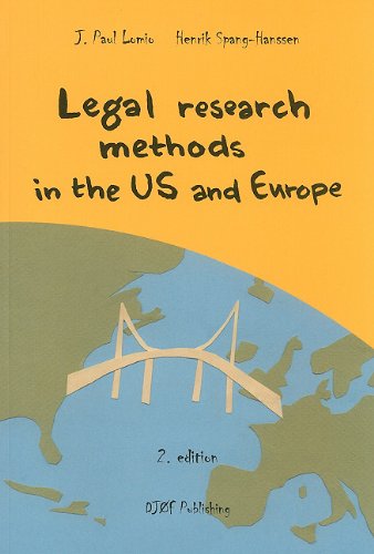 Stock image for Legal Research Methods in the U.S. & Europe: Second Edition for sale by Bookmans