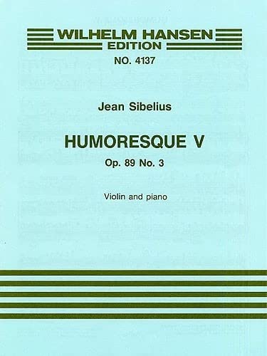 9788759852736: Humoresque V Op.89 No.3 - Book