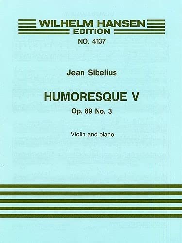 9788759852736: Humoresque V Op. 89c