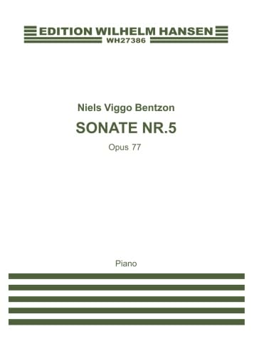 Beispielbild fr BENTZON SONATE NR.5 OP.77 zum Verkauf von Revaluation Books