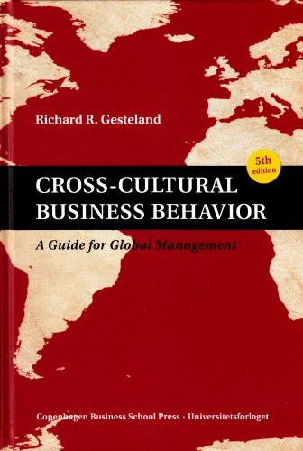 Stock image for Cross-Cultural Business Behavior: A Guide for Global Management (Fifth Edition) for sale by SecondSale