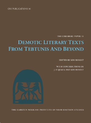 Stock image for Demotic Literary Texts from Tebtunis and Beyond (Carsten Niebuhr Institute Publications) for sale by Ria Christie Collections