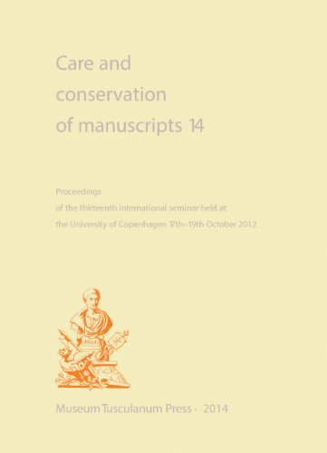 9788763542043: Care and Conservation of Manuscripts 14