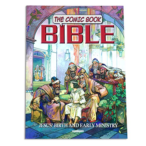 Beispielbild fr Bible Comic Book; Jesus' Birth and Early Ministry Bible Stories - Bible Stories for Children - Bible Story for Children - Comic Book Bible 3 - Soft Cover zum Verkauf von WorldofBooks