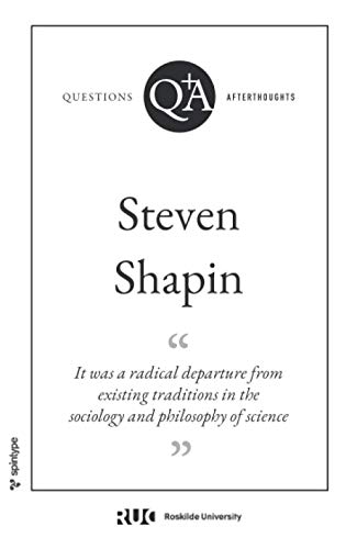 Stock image for Steven Shapin for sale by Bookmonger.Ltd