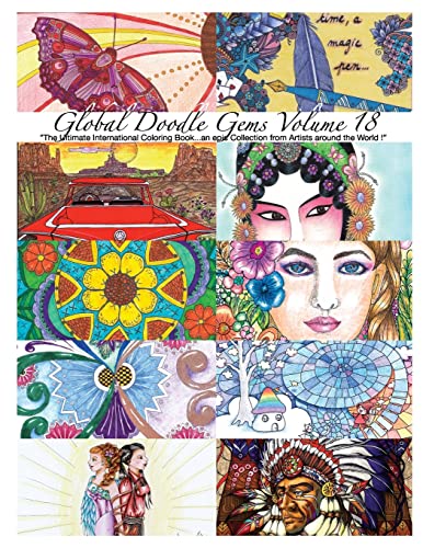 Stock image for Global Doodle Gems" Volume 18: The Ultimate Coloring Book.an Epic Collection from Artists around the World! for sale by Lucky's Textbooks