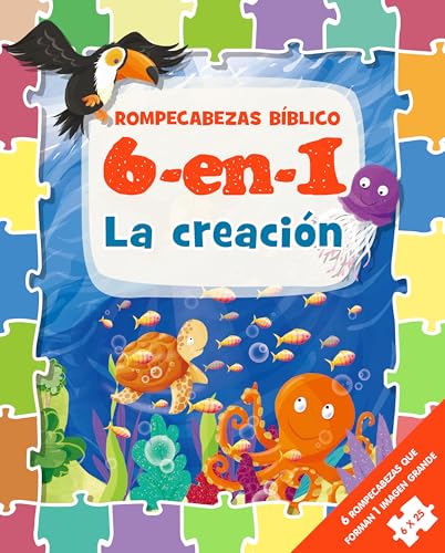 Imagen de archivo de 6 en 1 Biblia de nios RCB: La creacin (Rompecabezas Bblico 6 En 1/ 6 -in- 1 Puzzle Bible Book) (Spanish Edition) a la venta por Lakeside Books