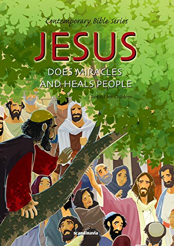 Stock image for Jesus Does Miracles and Heals People Story Book for Children-Jesus Calms the Storm-St. Peter-Lazarus-Palm Sunday-Transfiguration-Loaves and Fishes- . Bible Text Hardcover (Contemporary Bibles) for sale by SecondSale