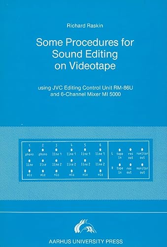 Stock image for Some procedures for Sound Editing on Videotape for sale by ISD LLC