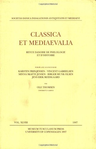 Stock image for Classica Et Mediaevalia 48 (Classica Et Mediaevalia - Revue Danoise De Philologie Et D'histoire) for sale by Zubal-Books, Since 1961