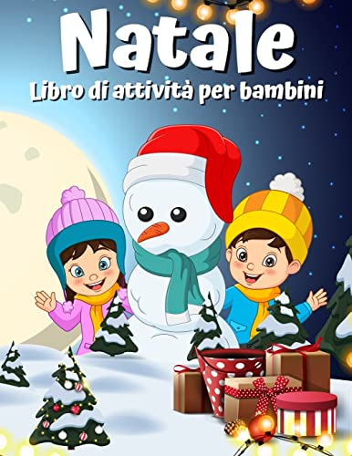 9788775776764: Christmas activity book for children ages 4-8 8-12: A creative holiday coloring, drawing, word search, maze, games and puzzles ... book for boys and girls (Italian Edition)
