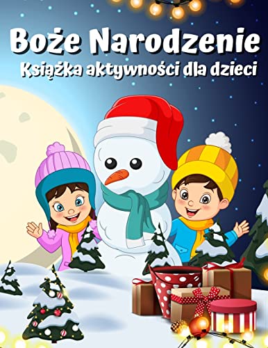 Stock image for Christmas book for children 4-8 years 8-12: Creative colorful holiday, drawing, word search, maze, games and . boys and girls (Polish Edition) for sale by Big River Books