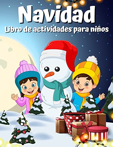 Stock image for Christmas activity book for children from 4 to 8 years old 8-12: A creative coloring, drawing, word search, maze, games and . art for boys and girls (Spanish Edition) for sale by Red's Corner LLC