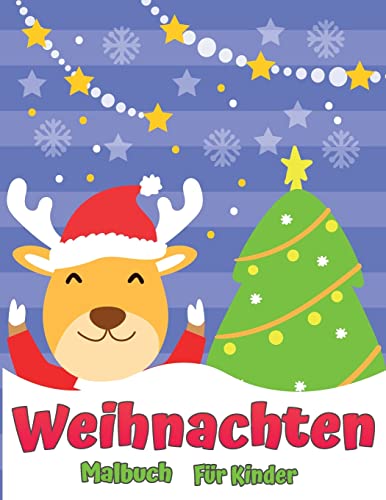Stock image for The Christmas Coloring Book for Kids: Fun Kids Christmas Gift or Present for Toddlers Kids Lovely Pages to Color with Santa and More (German Edition) for sale by Big River Books