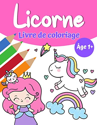 9788775850020: Livre de coloriage magique de licorne pour filles 1+: Livre de coloriage de licorne avec de jolies licornes et arc-en-ciel, princesse et mignon bb licornes pour les filles