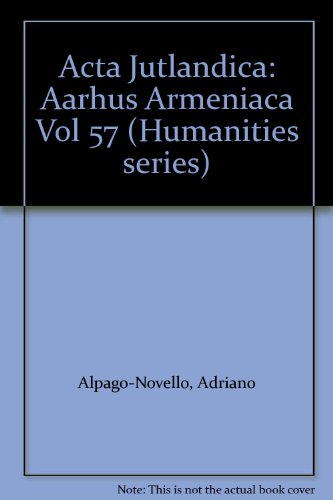 Stock image for Acta Jutlandica: Aarhus Armeniaca Vol 57 (Humanities series) for sale by Dunaway Books